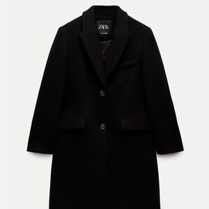 Premium quality Zara wool structured coat